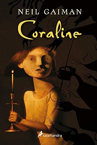Book cover: Coraline by Neil Gaiman