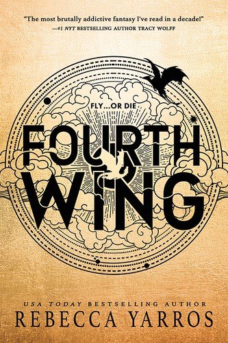 Book cover: Fourth Wing by Rebecca Yarros