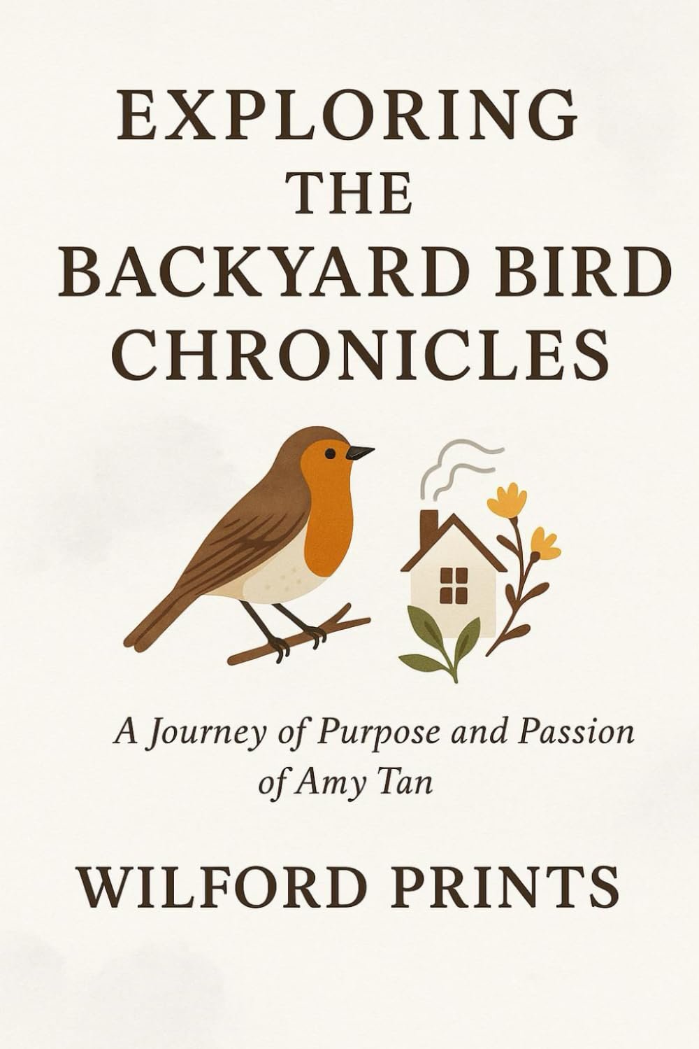 Book cover: The Backyard Bird Chronicles by Amy Tan