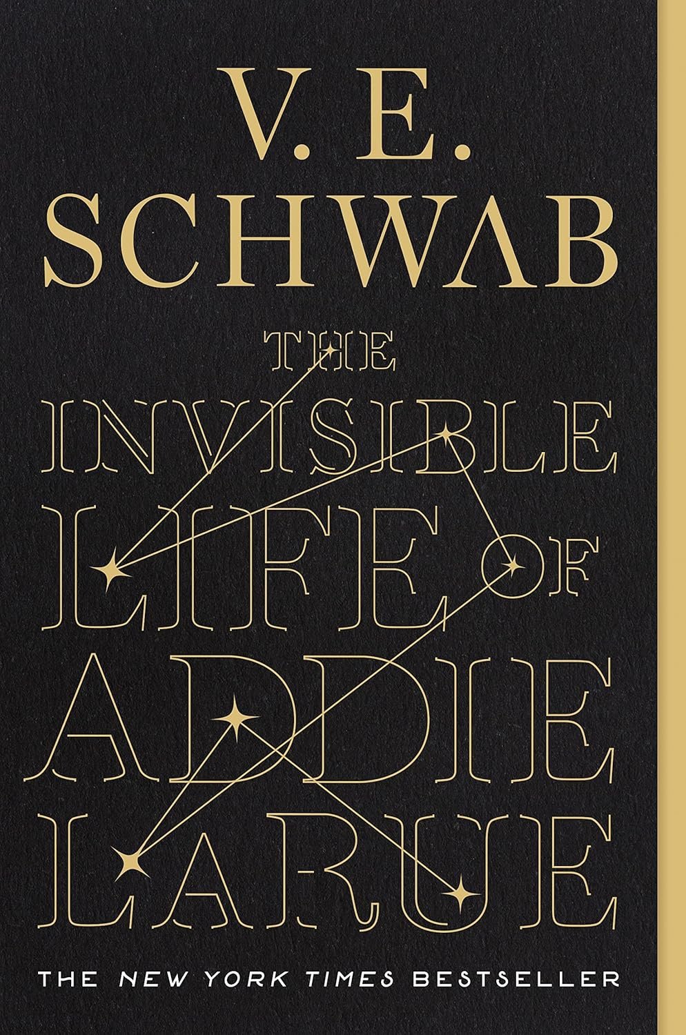 Book cover: The Invisible Life of Addie LaRue by V.E. Schwab